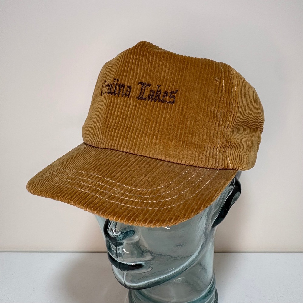 Vintage 90's Duckster Carolina Lakes Corduroy Hat
